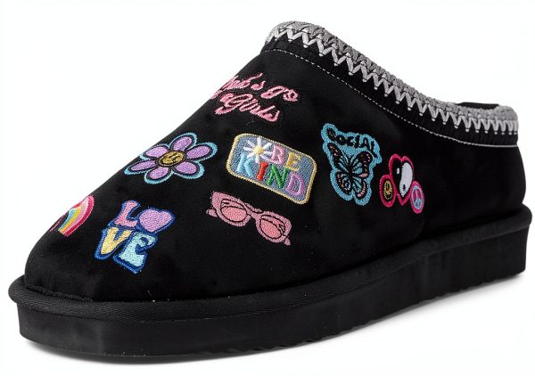 Kids Black Sneakers Comfortable Durable Footwear for-11