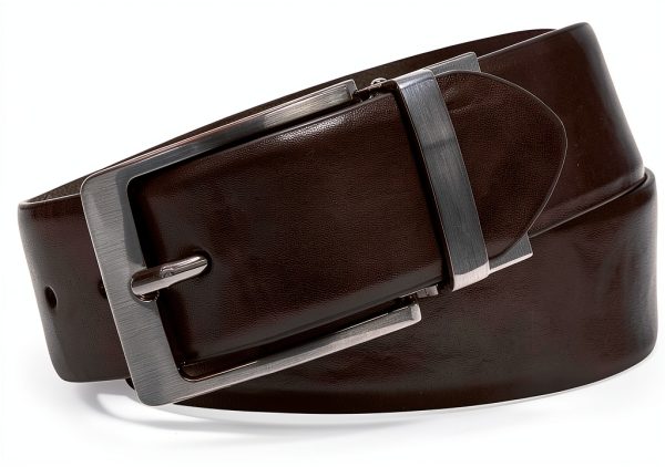 Steve Madden Mens Reversible Leather Belt Dress Casual-1