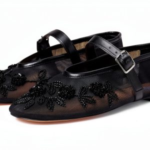Black Embellished Womens Shoes Size 5 5 to 11 Available-0
