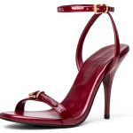 Burgundy Patent Leather Shoes Womens Size 5 to 11-0