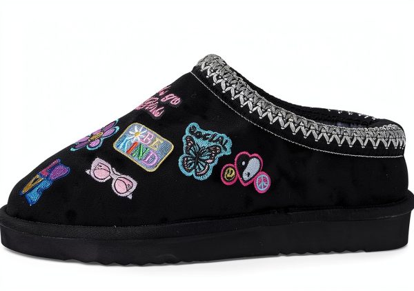 Kids Black Sneakers Comfortable Durable Footwear for-8