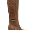 Steve Madden Womens Knee High Boots Pointed Toe Kitten Heel-6