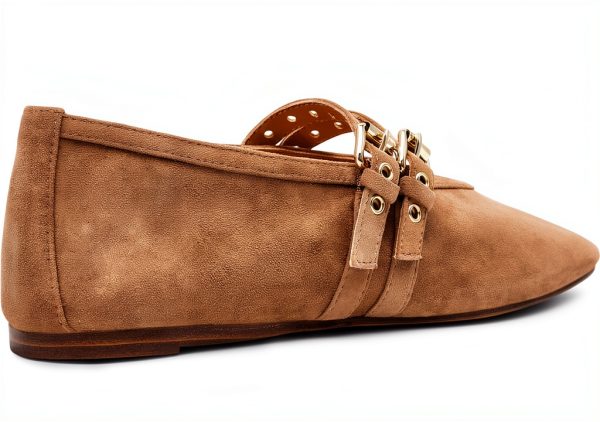 Taupe Suede Shoes Comfort Fit Sizes 5-12 for Women-6