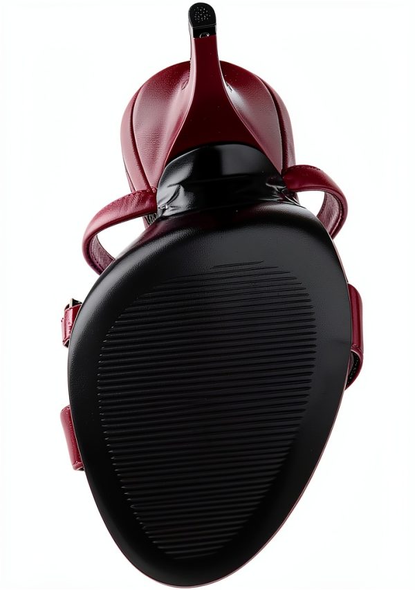 Burgundy Patent Leather Shoes Womens Size 5 to 11-3