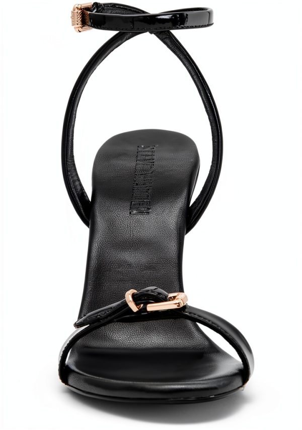 Black Patent Shoes Womens Size 5-11 Comfortable Heels-1