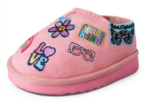 Pink Kids Shoes Comfortable Fit Durable Design Little Big-9
