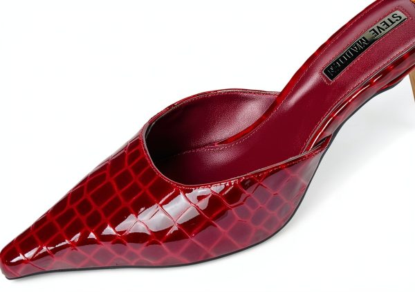 Red Croco Leather Shoes Size 5 to 11 Premium Craftsmanship-5