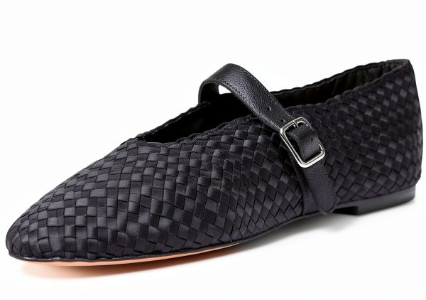 Black Satin Shoes Size 5.5 to 11 Premium Comfort Fit-6