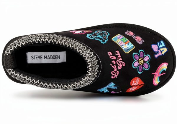 Kids Black Sneakers Comfortable Durable Footwear for-4