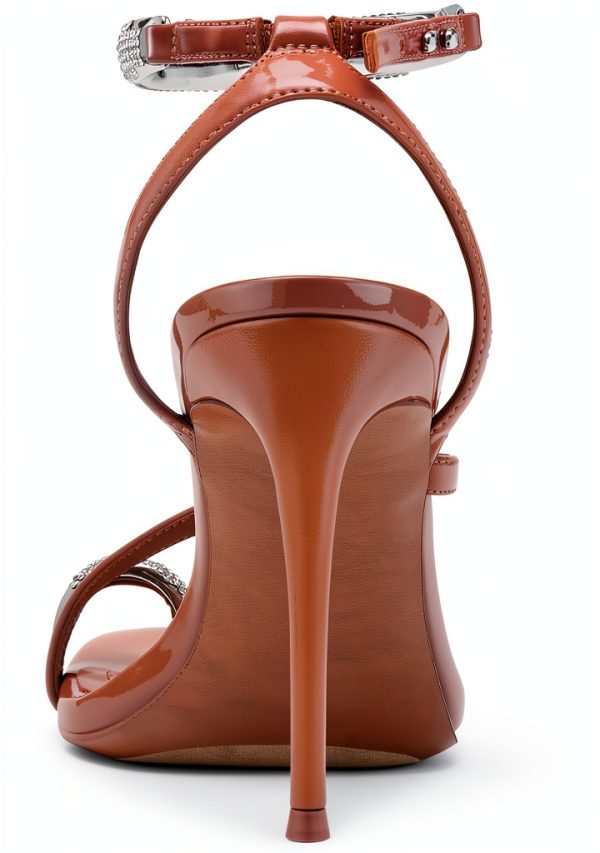 Steve Madden Tia Heeled Sandal Womens Rhinestone Design-2