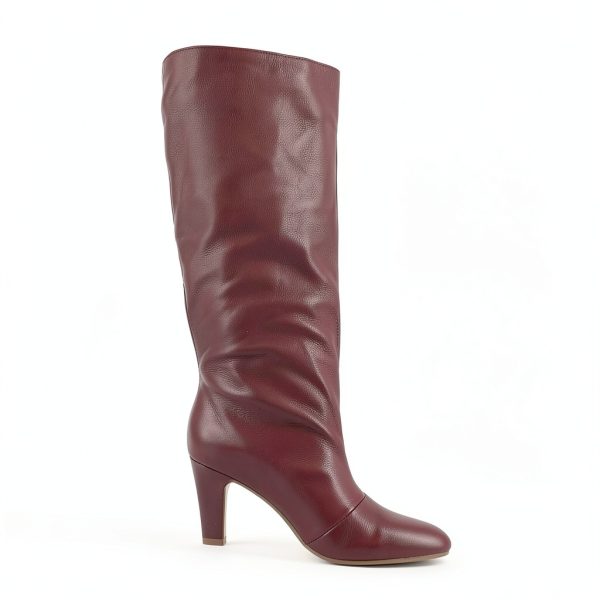 Burgundy Leather Shoes Mens Size 5 to 11 Premium Quality-5