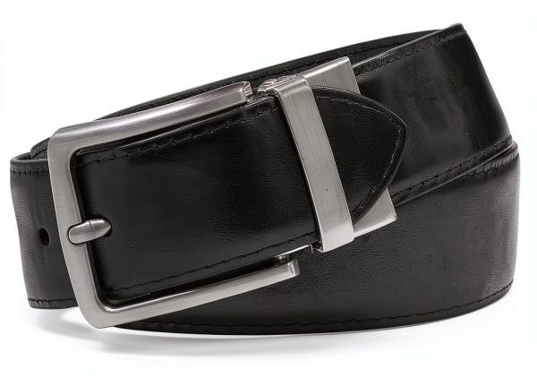 Steve Madden Mens Reversible Leather Belt Dress Casual-1