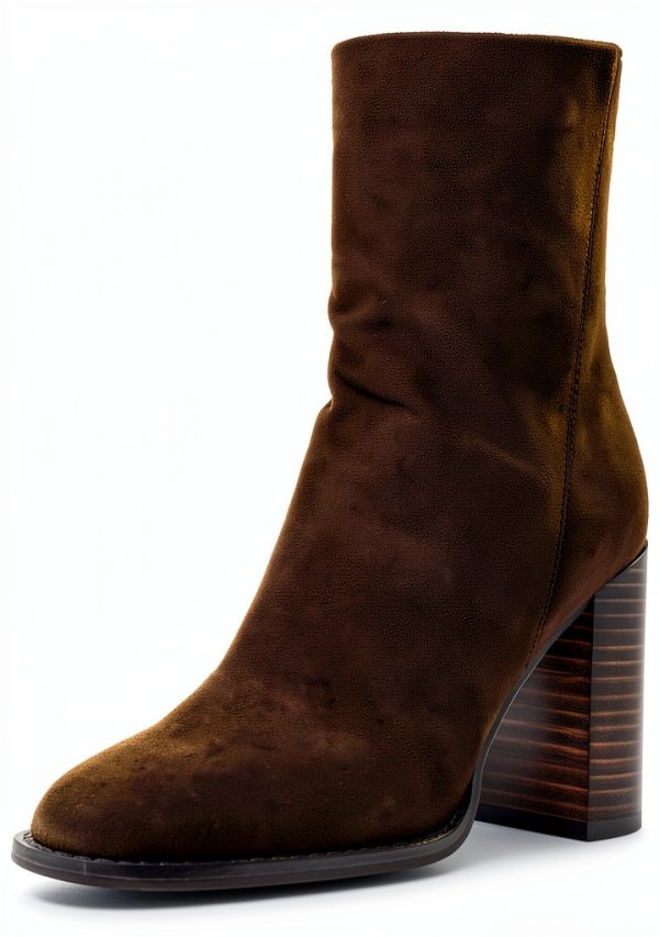 Chocolate Brown Suede Shoes Comfort Fit Mens Casual Footwear-0