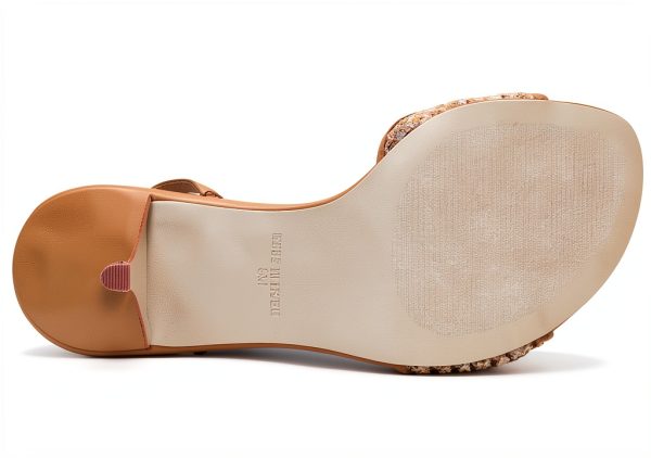 Raffia Sandals Womens Size 5-11 Natural Material Comfort-2