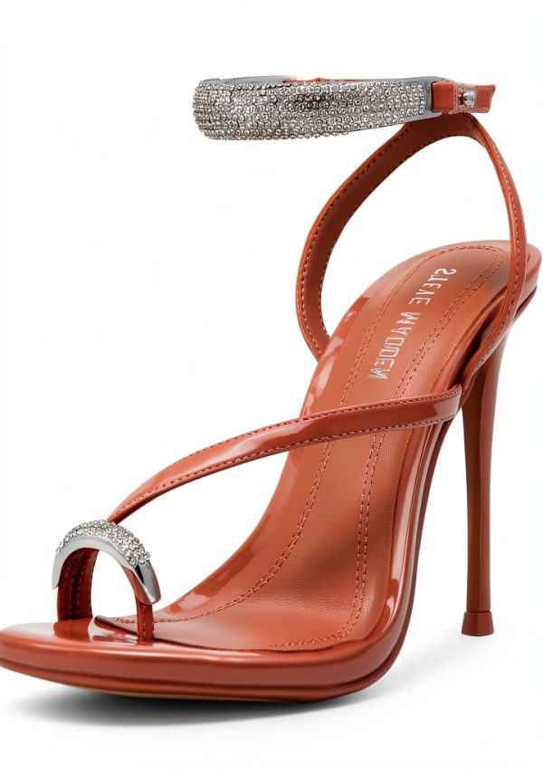 Steve Madden Tia Heeled Sandal Womens Rhinestone Design-0