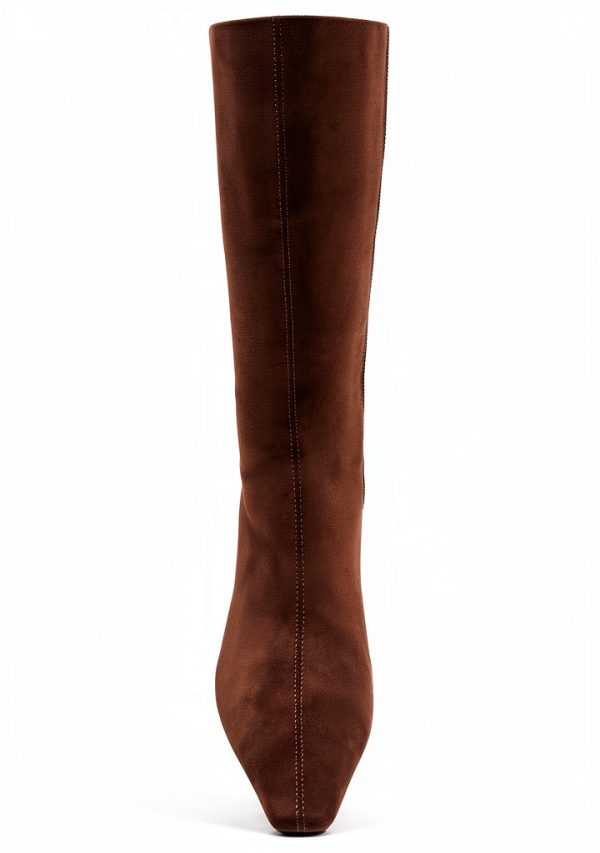 Chocolate Leather Shoes Mens Size 5 to 11 Comfort Fit-4