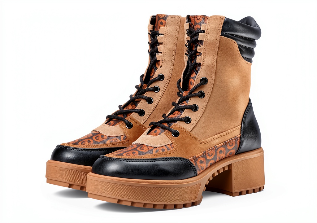 'Tan Multi women's shoes displayed on a neutral background'