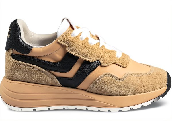 Tan Multi Womens Casual Shoes Comfortable Lightweight Sizes-5