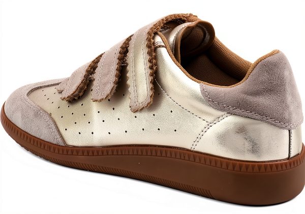 Steve Madden Womens Fashion Sneakers Leather Suede Heel-2