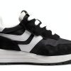 Black White Athletic Shoes Mens Running Comfort Support-5