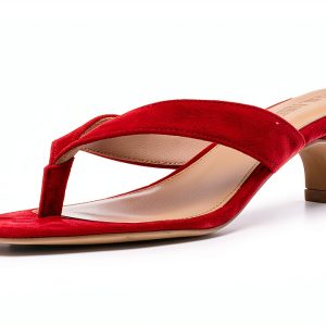 Red Suede Shoes Size 5-11 Premium Comfort Footwear-0