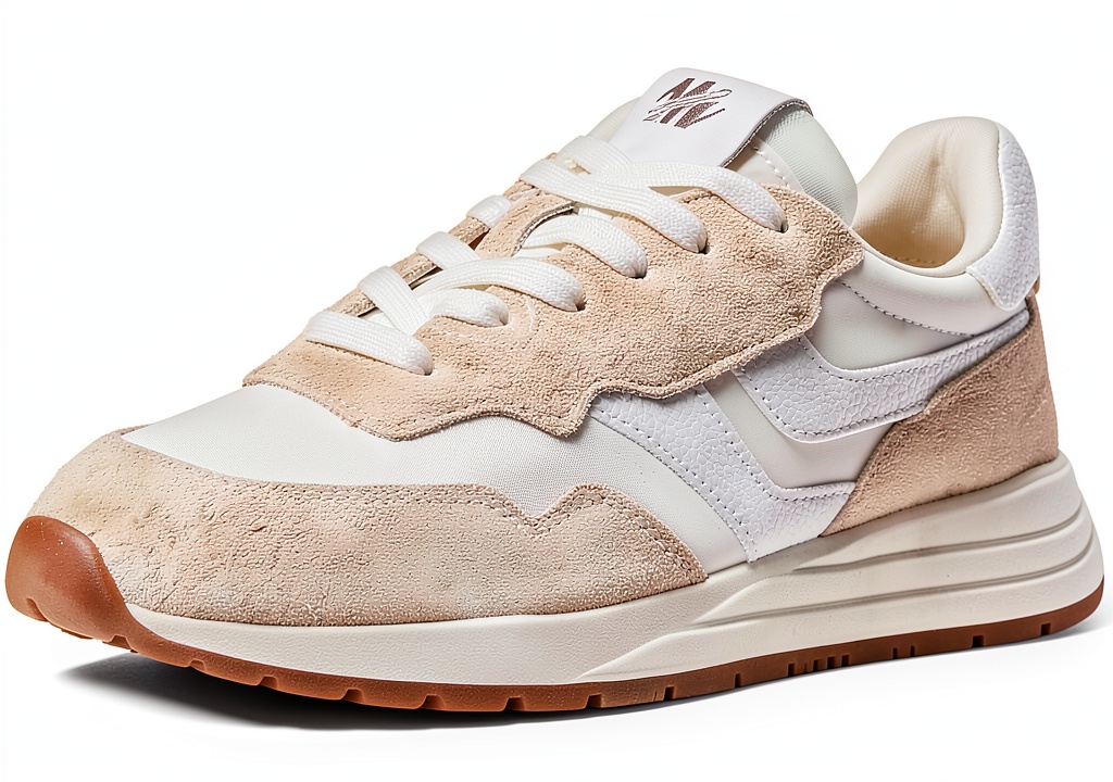 White Multi Athletic Shoes Comfort Fit Running Walking unboxed on a clean white surface