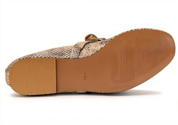 Steve Madden Poppin Ballet Flat Womens Leather Snake-2