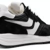 Black White Athletic Shoes Mens Running Comfort Support-6