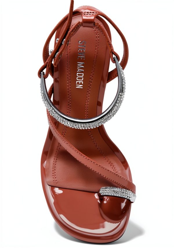 Steve Madden Tia Heeled Sandal Womens Rhinestone Design-4