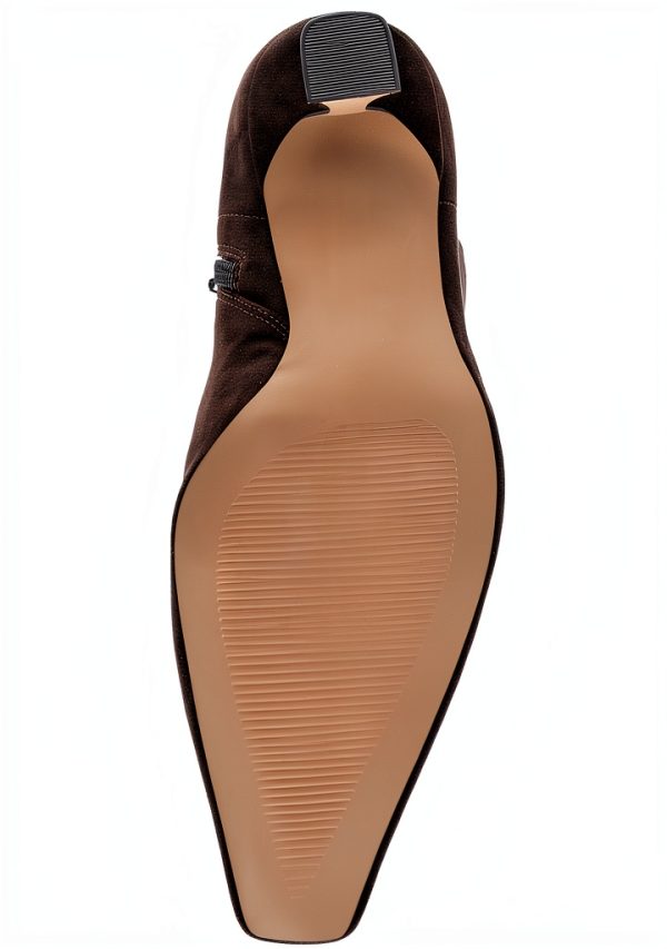 Chocolate Leather Shoes Mens Size 5 to 11 Comfort Fit-3