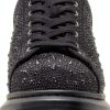 Steve Madden Womens Sneakers Silver Multi Black Rhinestone-1