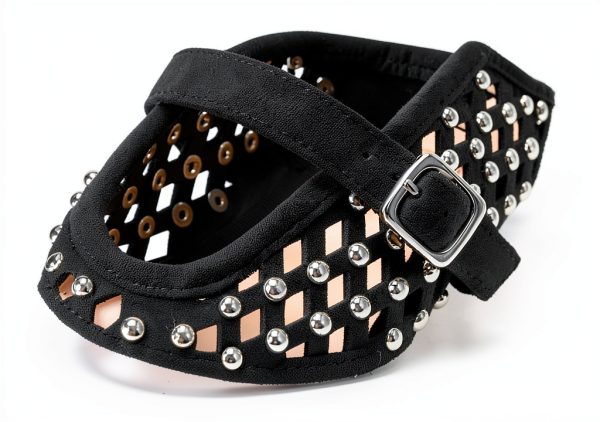 Black Stud Shoes Mens Footwear Durable Comfortable Sizes-5
