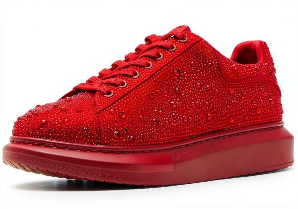 Steve Madden Womens Fashion Sneakers Lace Up Textile Lining-0