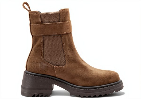 Tan Suede Shoes Comfortable Fit Mens Casual Footwear-1