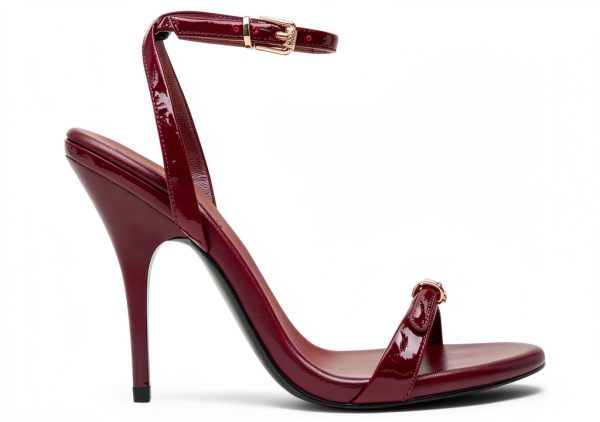 Burgundy Patent Leather Shoes Womens Size 5 to 11-5