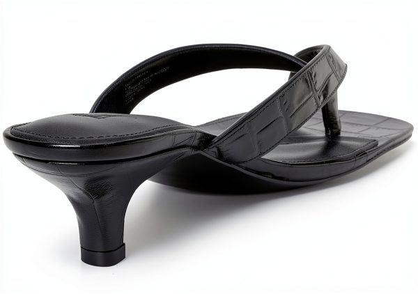 Black Croco Leather Shoes Mens Size 5 to 11 Premium-4