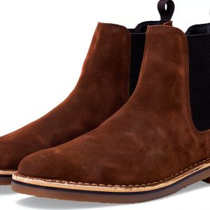 Brown Leather Shoes Mens Size 7-13 Premium Comfort-0