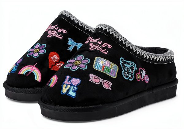 Kids Black Sneakers Comfortable Durable Footwear for-12