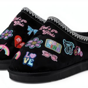 Kids Black Sneakers Comfortable Durable Footwear for-0