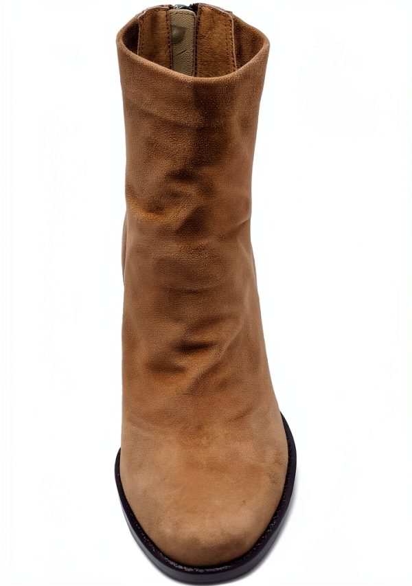 Taupe Suede Shoes Comfortable Fit Womens Casual Footwear-4