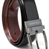 Steve Madden Mens Reversible Leather Belt Dress Casual-0