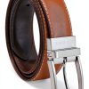 Steve Madden Mens Reversible Leather Belt Dress Casual-0