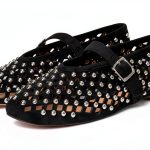 Black Stud Shoes Mens Footwear Durable Comfortable Sizes-0