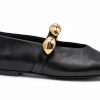 Steve Madden Poppin Ballet Flat Womens Leather Flats-5