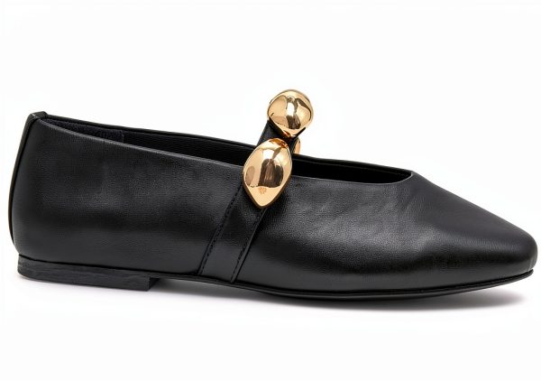Steve Madden Poppin Ballet Flat Womens Leather Flats-5