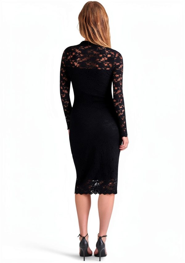 Black Knit Top Womens X-Small to X-Large Sizes-3