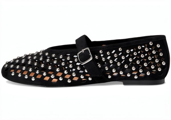 Black Stud Shoes Mens Footwear Durable Comfortable Sizes-3