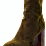 Olive Suede Shoes Comfortable Fit Womens Casual Footwear-0