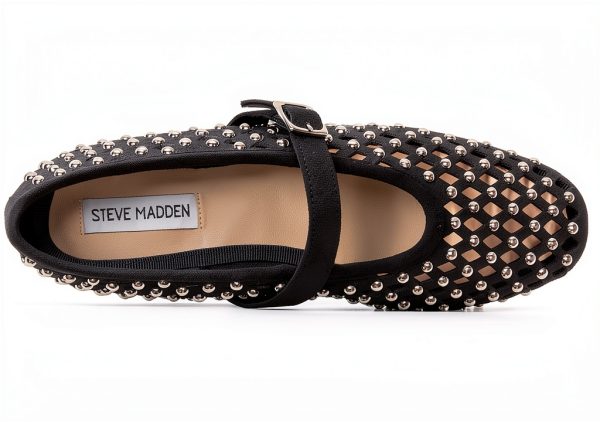 Black Stud Shoes Mens Footwear Durable Comfortable Sizes-1