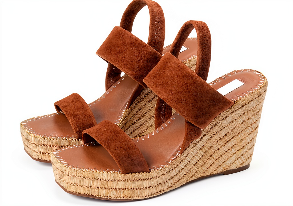 Chestnut Suede Shoes displayed on a wooden background